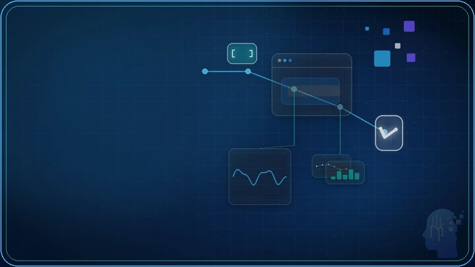 Pipeline de automatización con ventana de código, métricas y validación exitosa